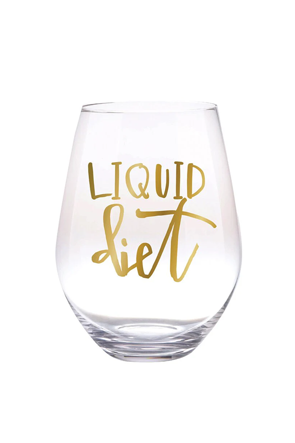 LIQUID DIET WINE GLASS