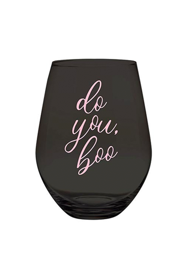 Do You Boo Wine Glass