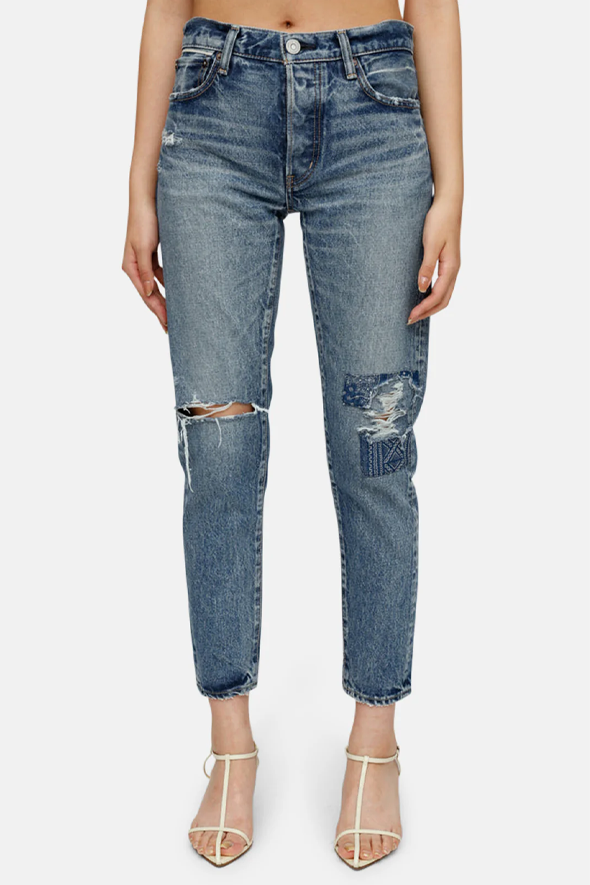 MONROE TAPED MID RISE JEANS