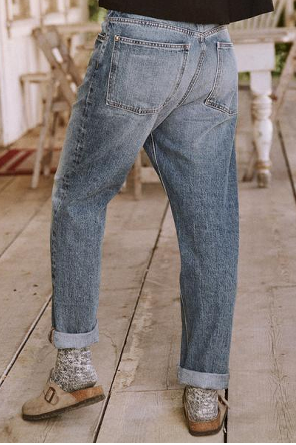 SLOUCH TAPED JEANS