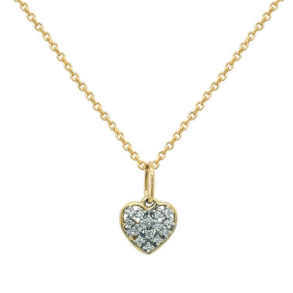 LOVER HEART NECKLACE 14K
